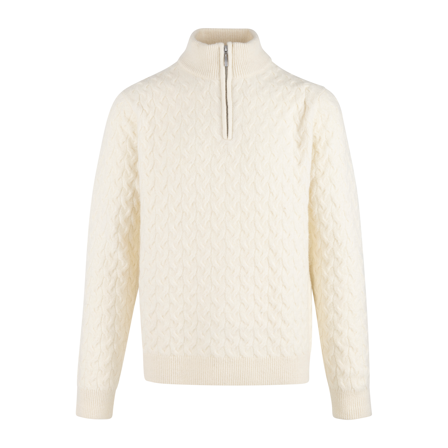 Aston Half-Zip - Cream