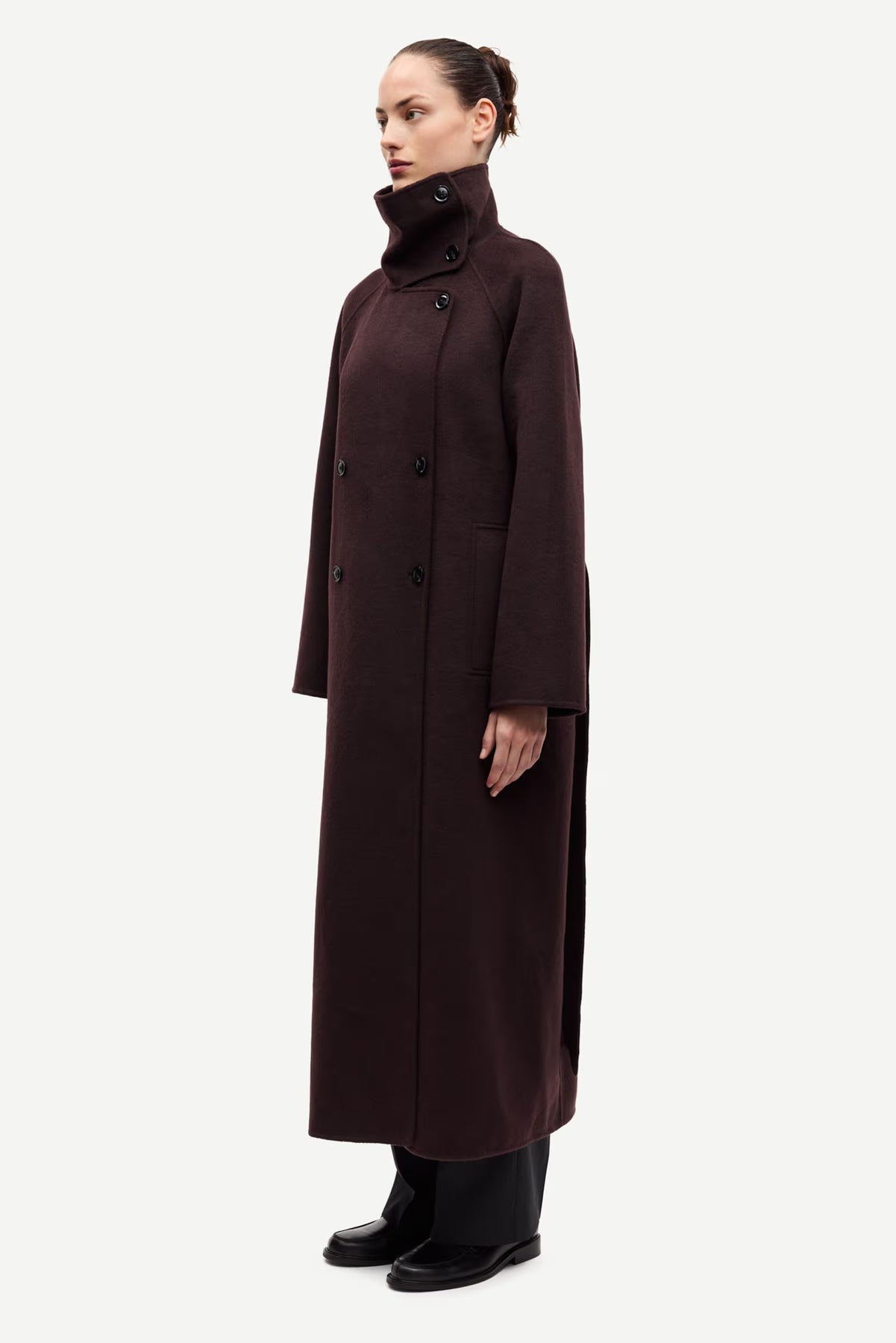 Sahanne Coat - Black Coffee