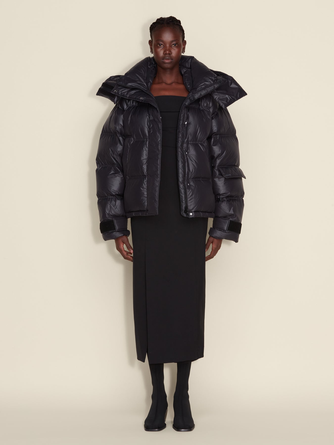 Steilia Short Down Jacket - Black
