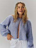 Amelia Chunky Cardigan - Ljusblå