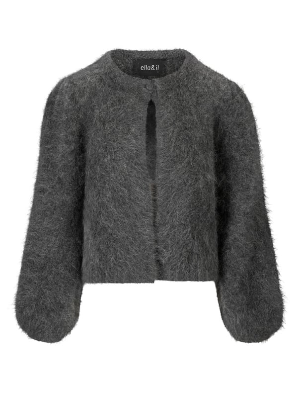 Amelia Chunky Cardigan - Mörkgrå