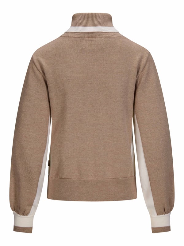 Maud Merino Sweater - Beige Melange