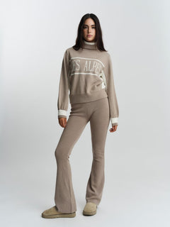 Maud Merino Sweater - Beige Melange