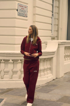 W. Varsity Sl Pants - Burgundy