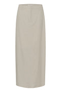 LizaGZ Linen Hw Skirt - Ancient Scroll
