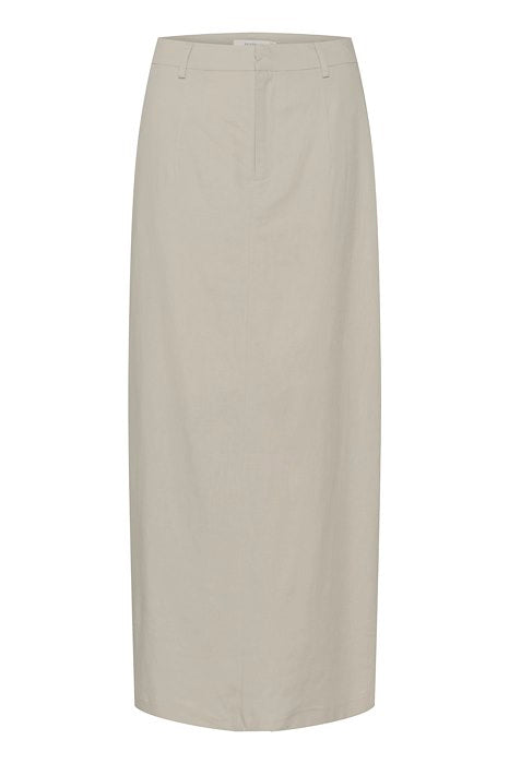 LizaGZ Linen Hw Skirt - Ancient Scroll