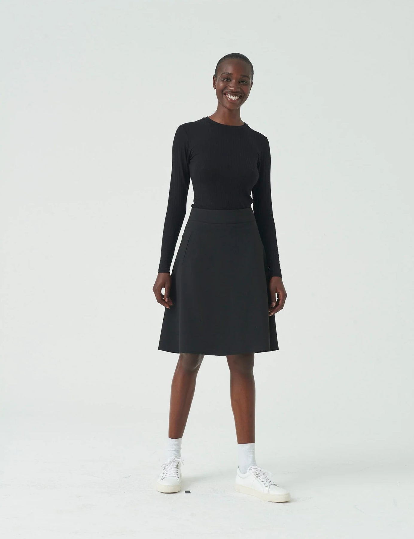 Recycled Sportina Stelly Skirt FAV - Svart