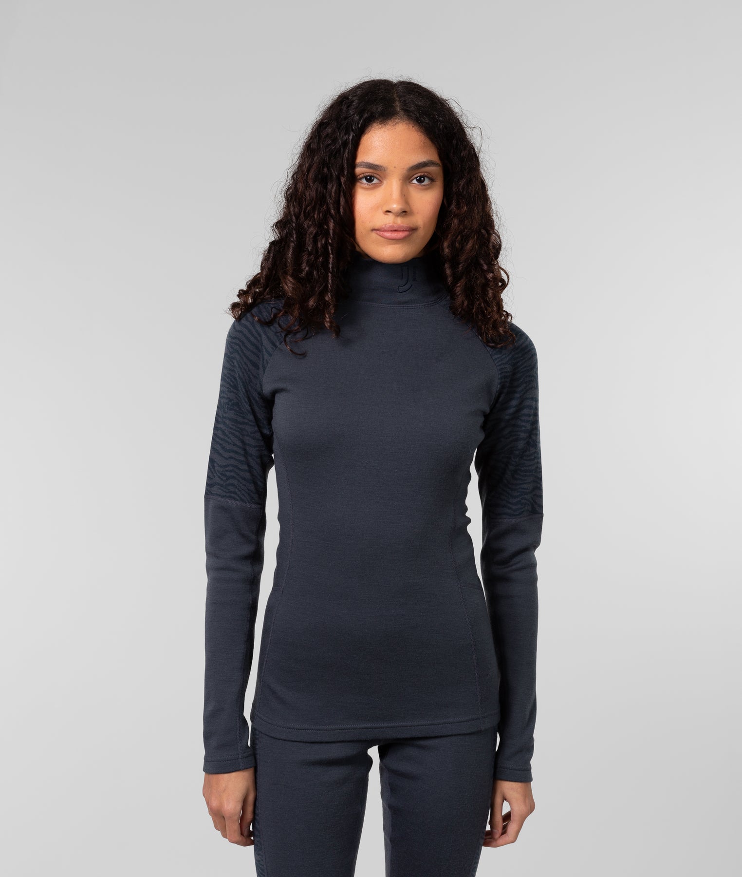 Elevate Wool Half Zip - Dark Blue