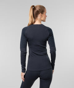 Elevate Wool Long Sleeve - Dark Blue
