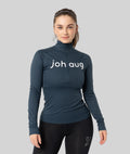 Rib Tech Half Zip - Matte Navy