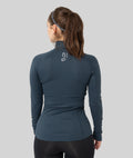 Rib Tech Half Zip - Matte Navy