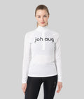Rib Tech Half Zip - White