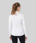 Rib Tech Half Zip - White
