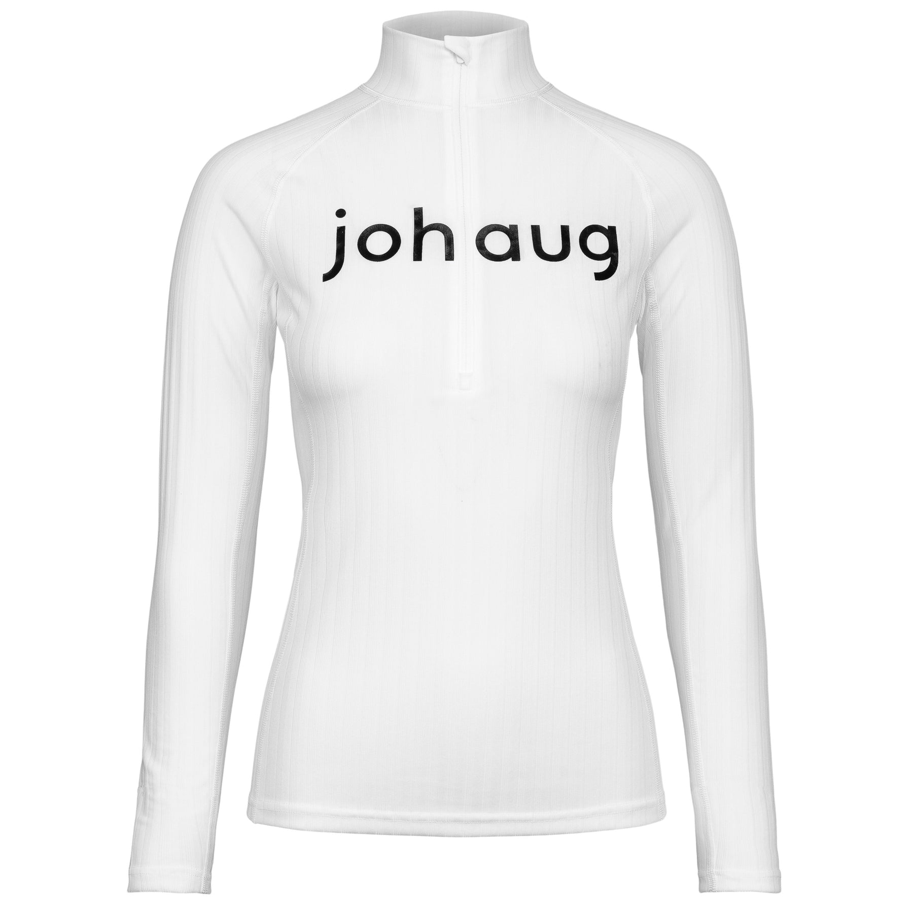 Rib Tech Half Zip - White