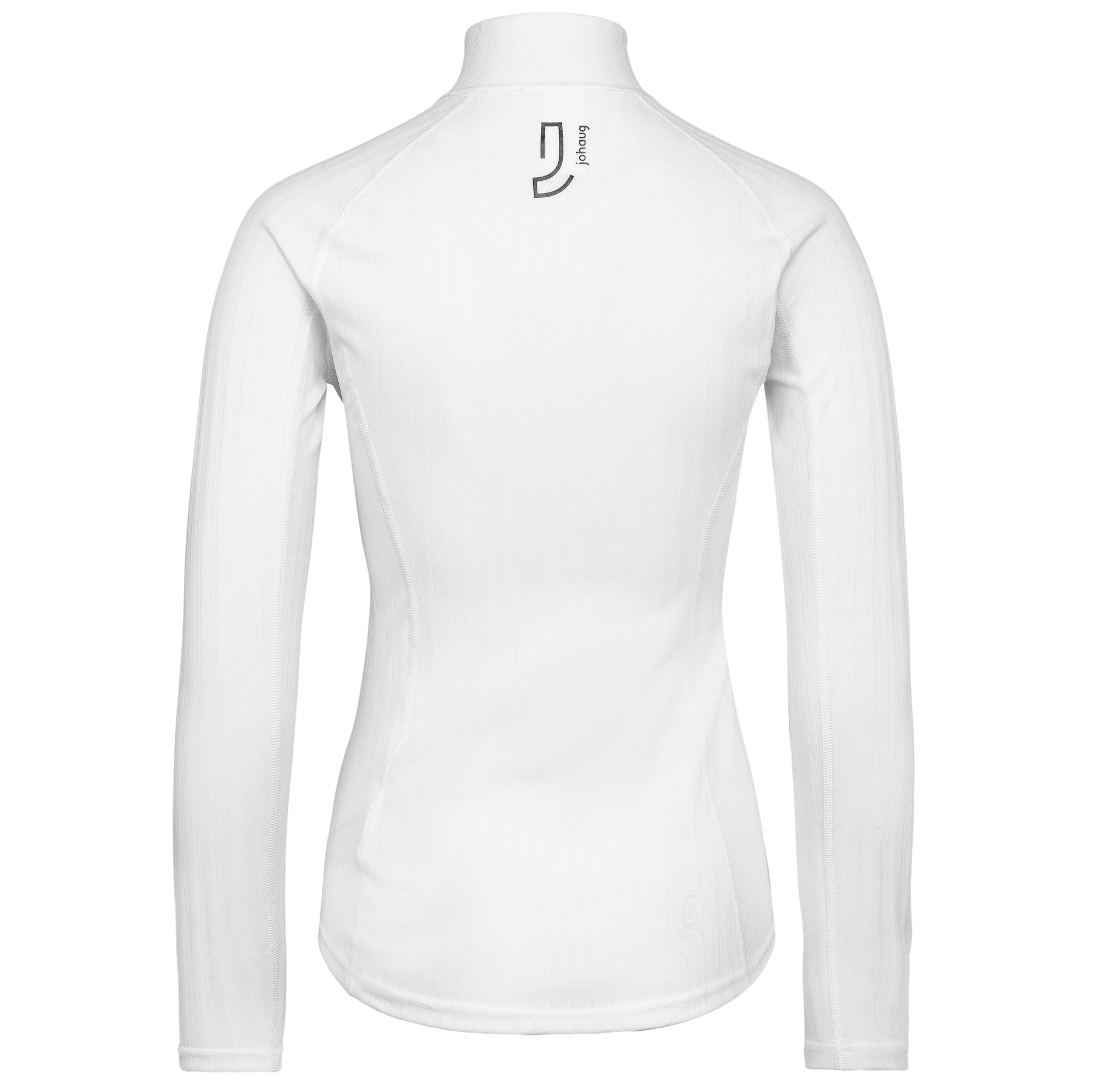 Rib Tech Half Zip - White