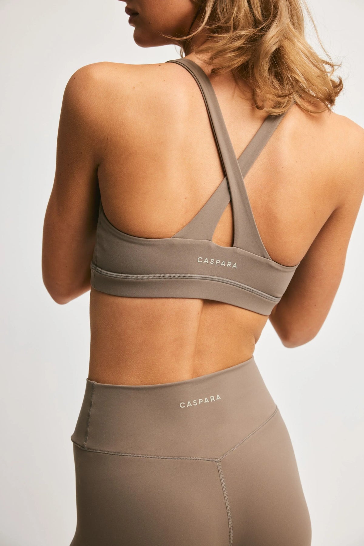 Cloudform® Crossback Sports Bra - Truffle