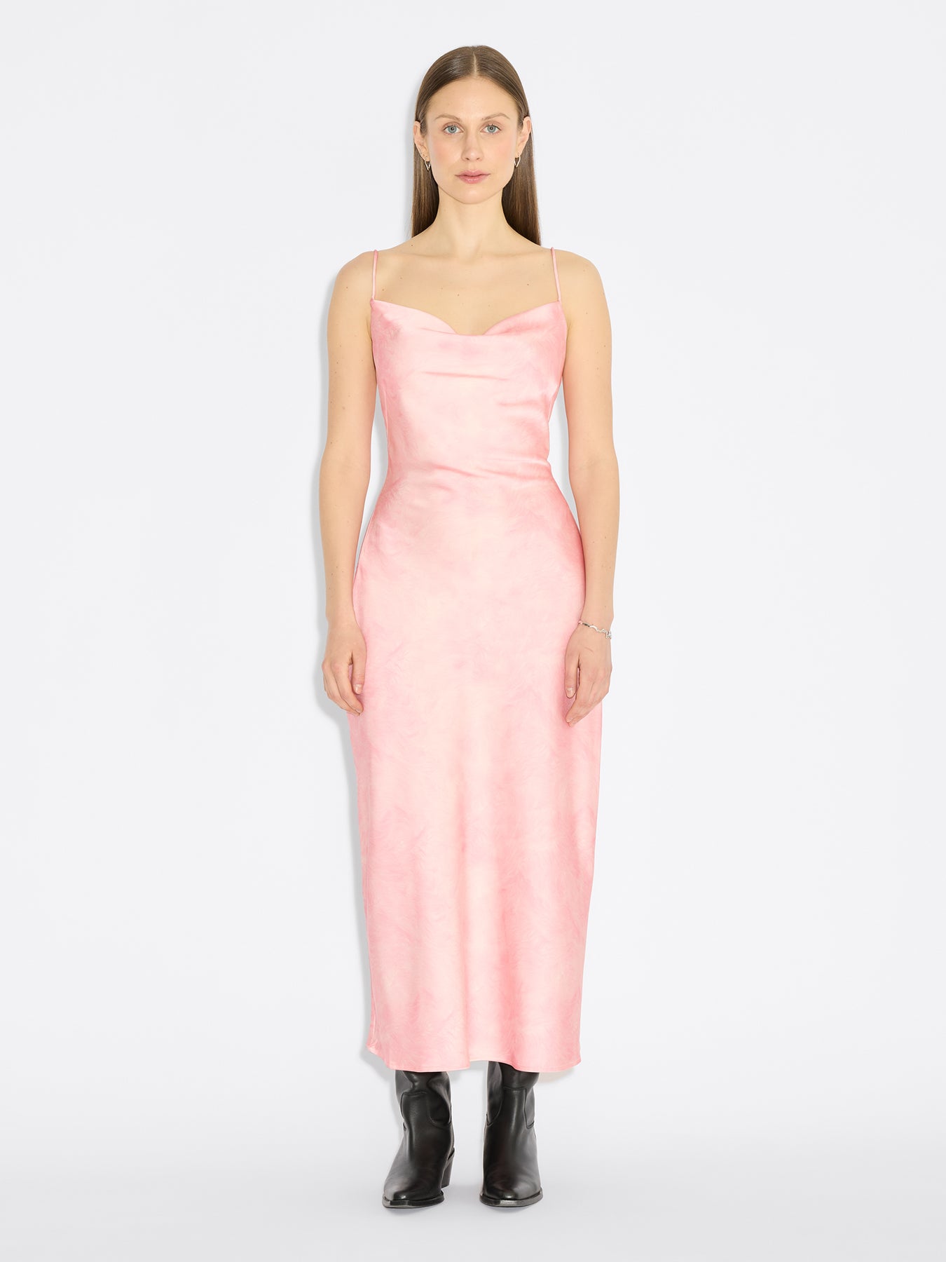 Eila Print Dress - Pink Mix