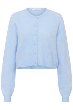 Gzdebbie Short Cardigan - Blue Finch Mélange