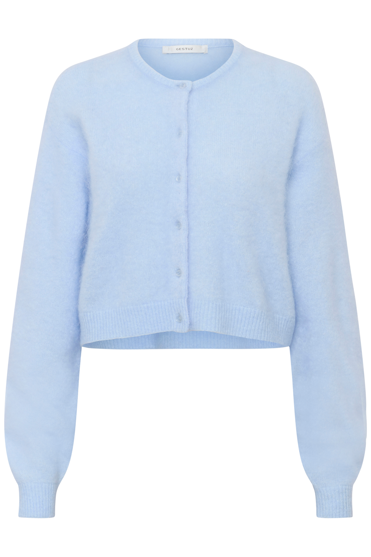 Gzdebbie Short Cardigan - Blue Finch Mélange