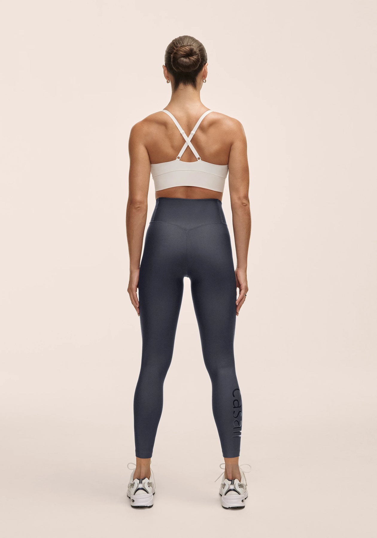 Graphic High Waist Tights - Core Blue