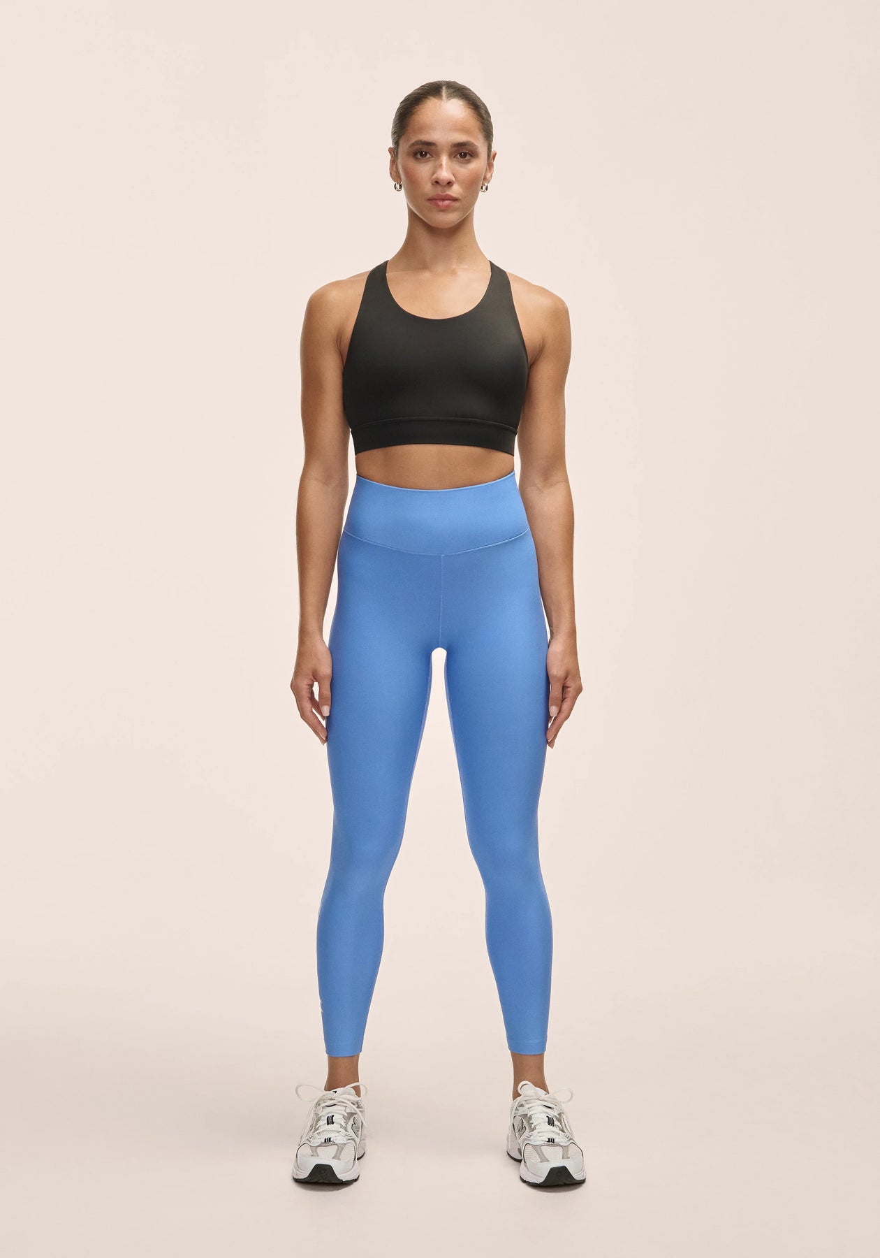 Graphic High Waist Tights - Riviera Blue