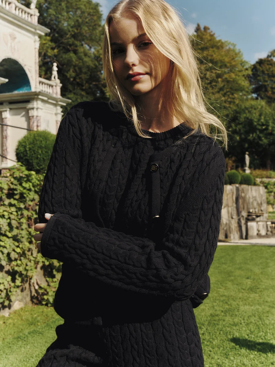 Ulla Cotton Jacket - Mörkblå