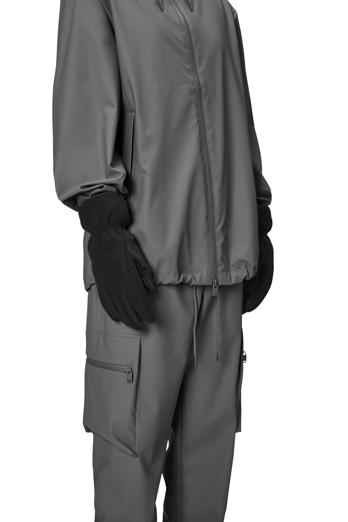 Heavy Fleece Gloves T1 - Black