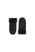 Puffer Fleece Mittens W2T3 - Black