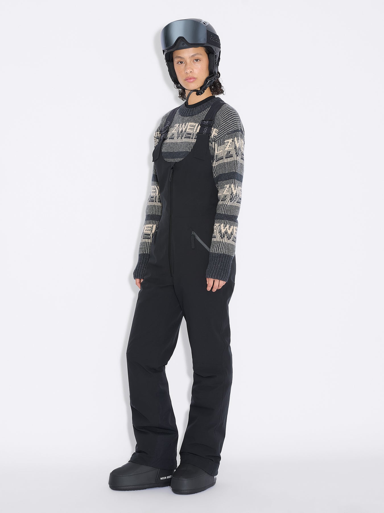 Holzweiler W Tryvann Bib Trousers - Mörkgrå