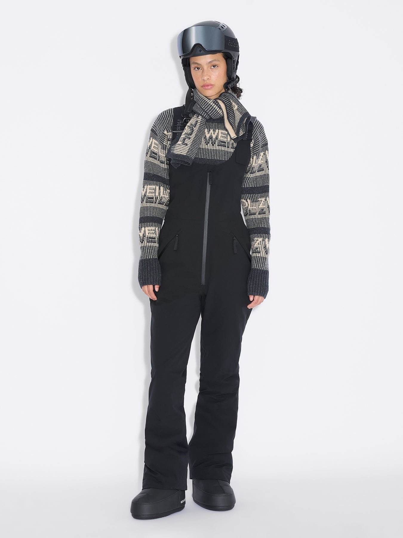 Holzweiler W Tryvann Bib Trousers - Mörkgrå