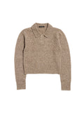 Argyle Polo - Taupe