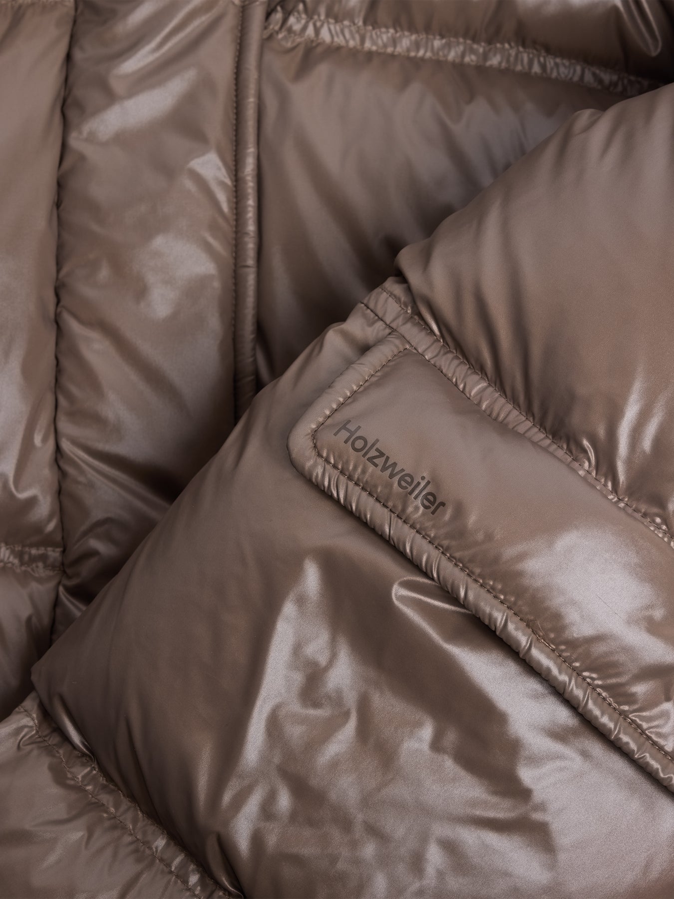 Steilia Short Down Jacket - Brun