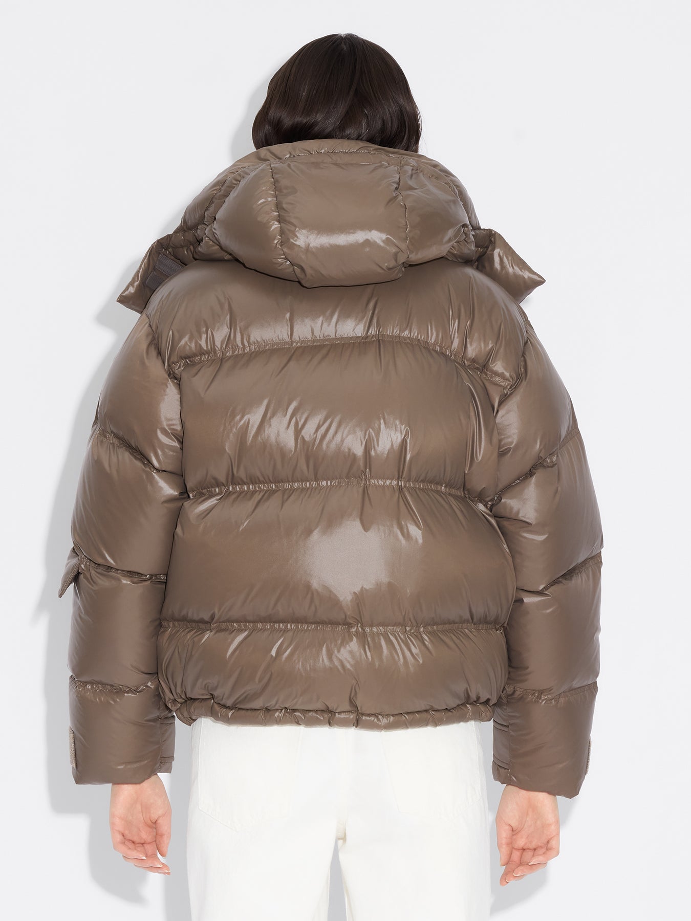 Steilia Short Down Jacket - Brun