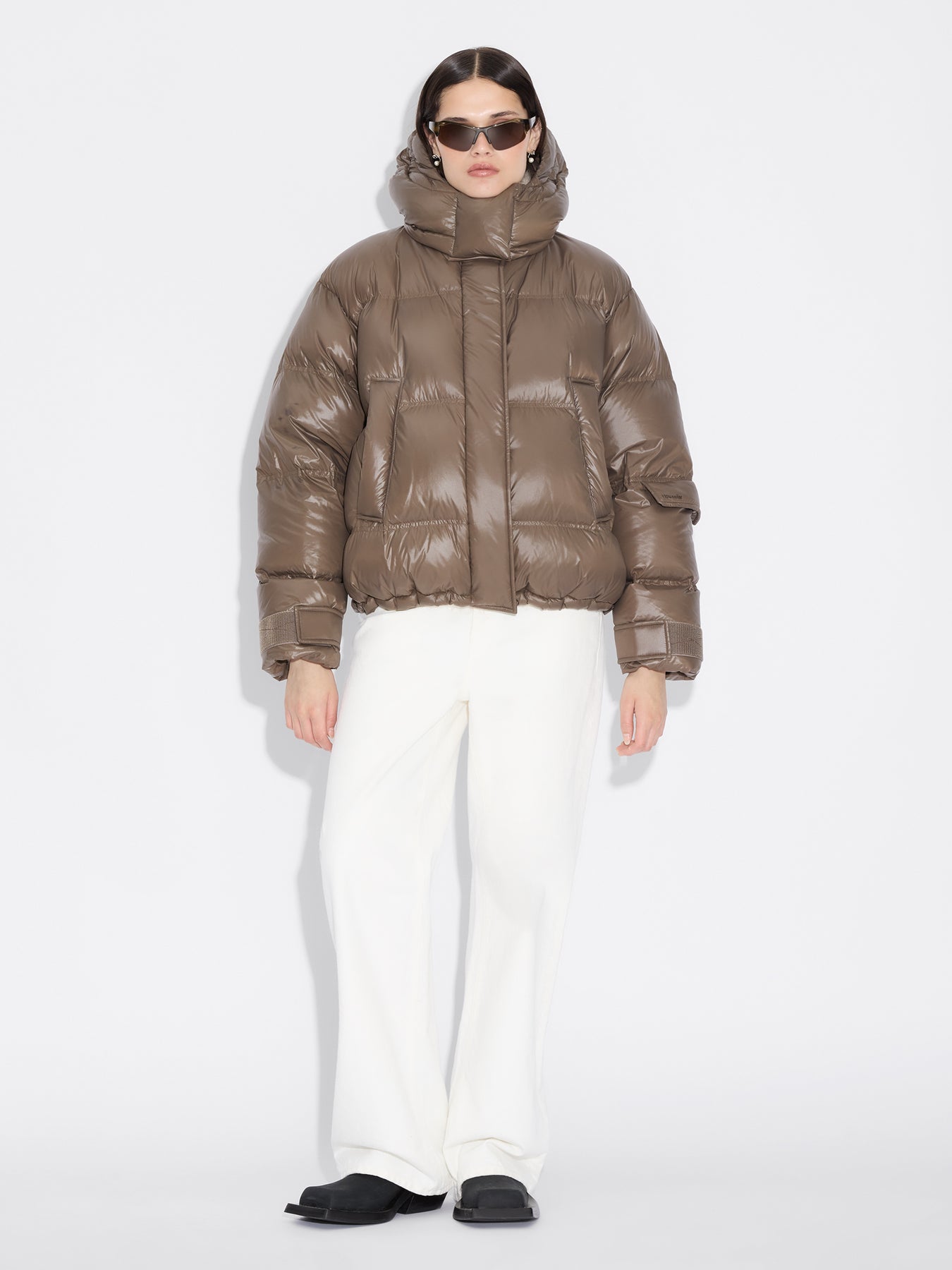 Steilia Short Down Jacket - Brun