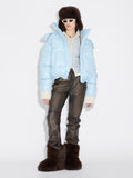 Steilia Short Down Jacket - Baby Blue