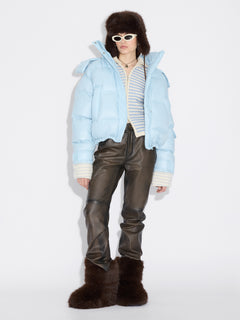 Steilia Short Down Jacket - Baby Blue