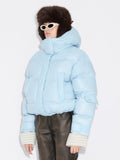 Steilia Short Down Jacket - Baby Blue