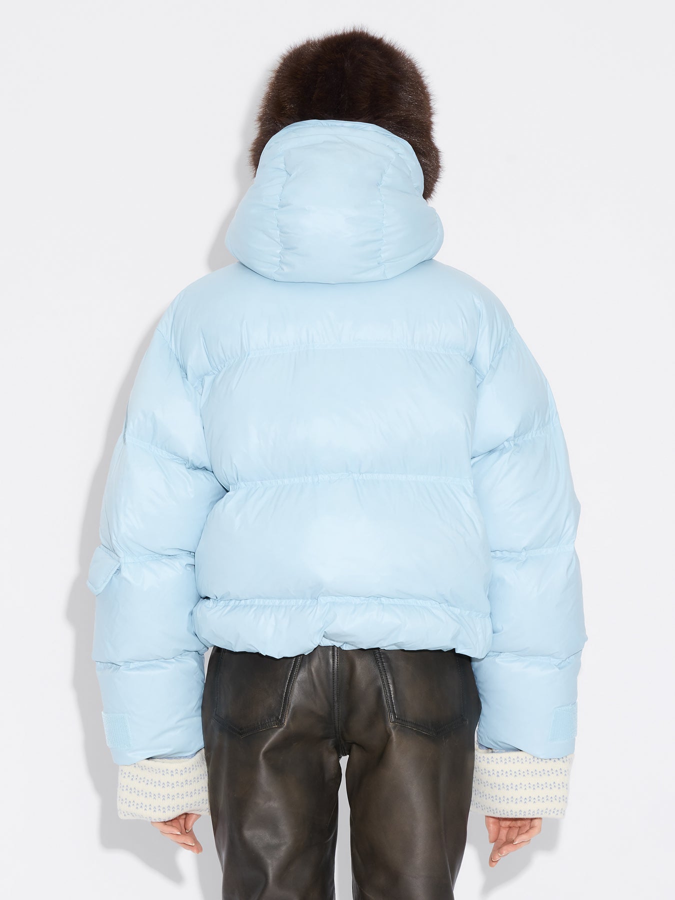 Steilia Short Down Jacket - Baby Blue