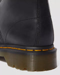 1460 Serena Faux Fur Lined Leather Lace Up Boots - Svart