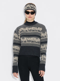 Ski Cropped Crew - Dk. Grey