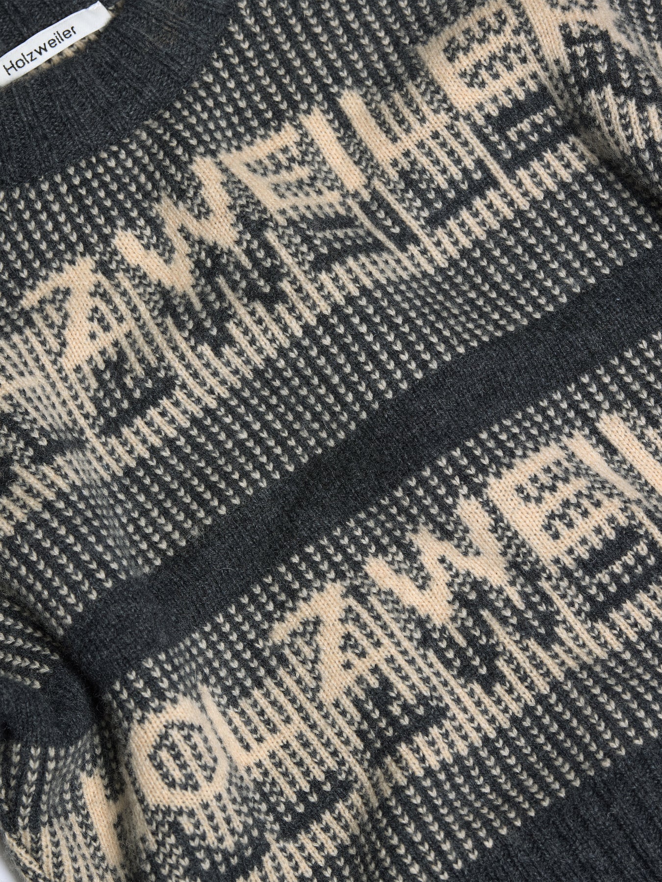 Ski Cropped Crew - Mörkgrå