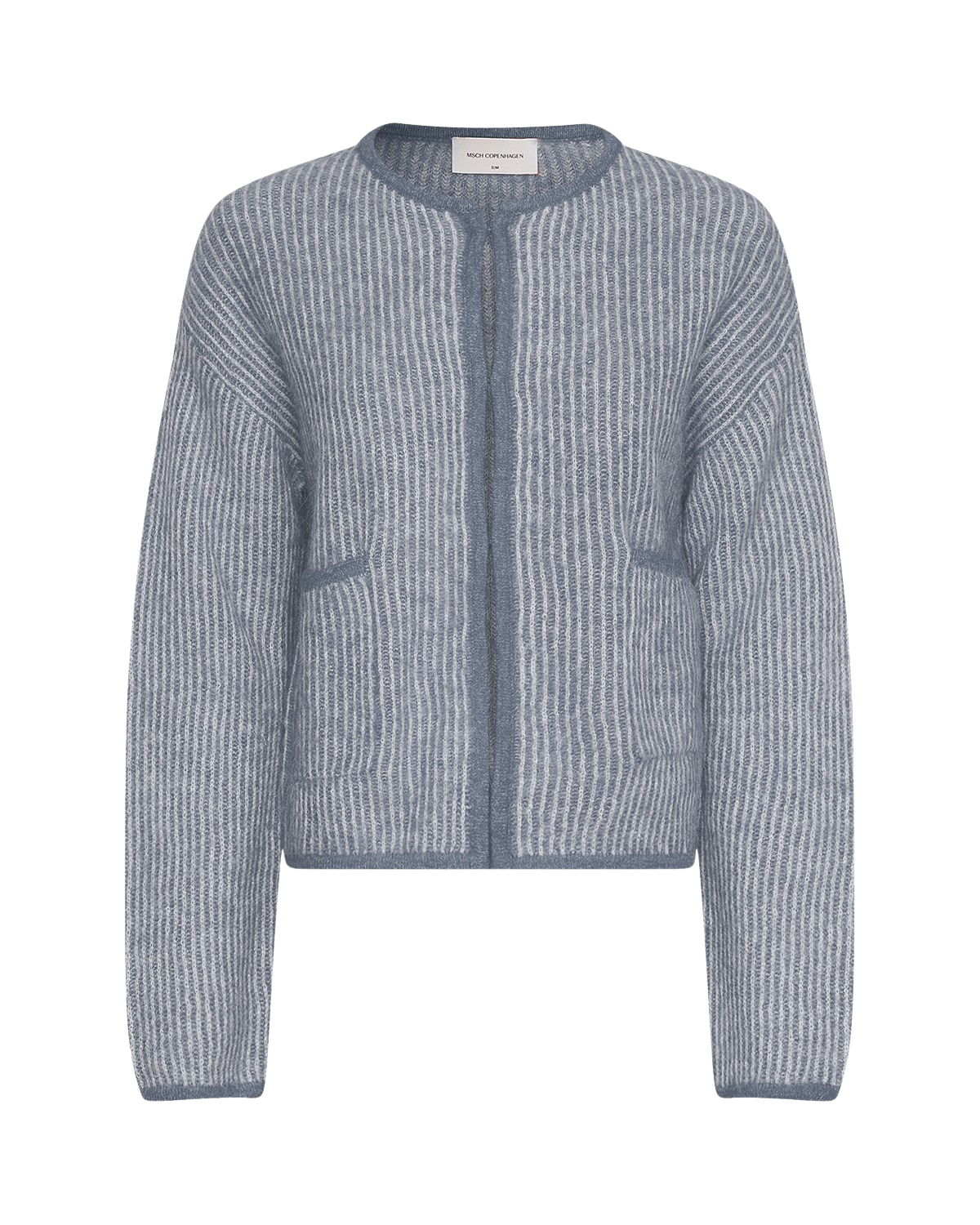 Eliza Nenaya Cardigan Stp - V Indigo Egret