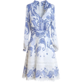 Eilish Short Dress - Blå