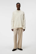 Savio Cable Knit Mock Neck - Cloud White