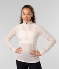 Aerial Woolmix Half Zip 2.0 - Light Beige