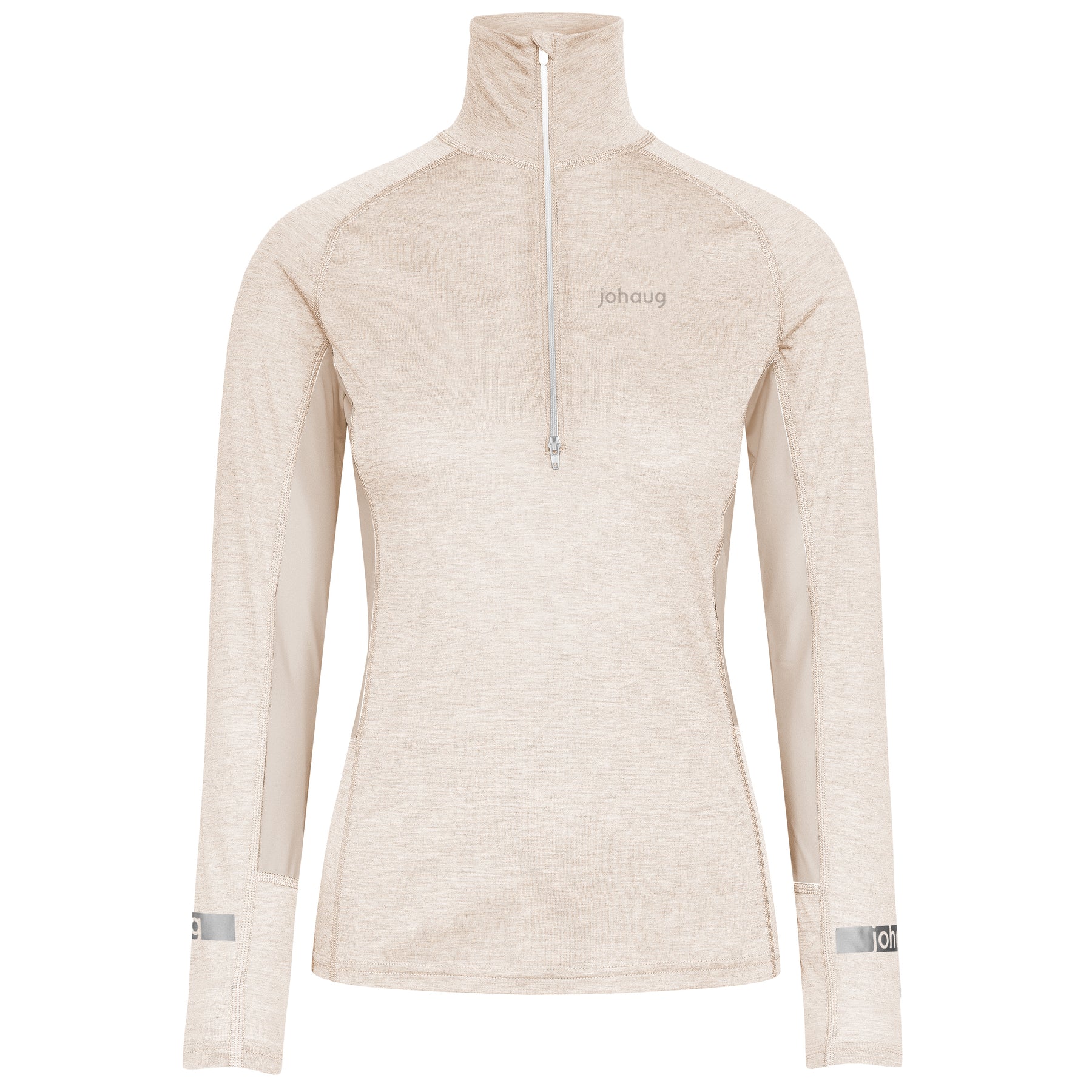 Aerial Woolmix Half Zip 2.0 - Light Beige
