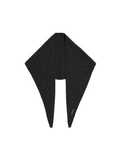 Cashmere Triangle Scarf - Dk. Grey