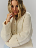Ina Chunky Jacket - Vit