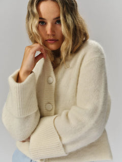 Ina Chunky Jacket - White