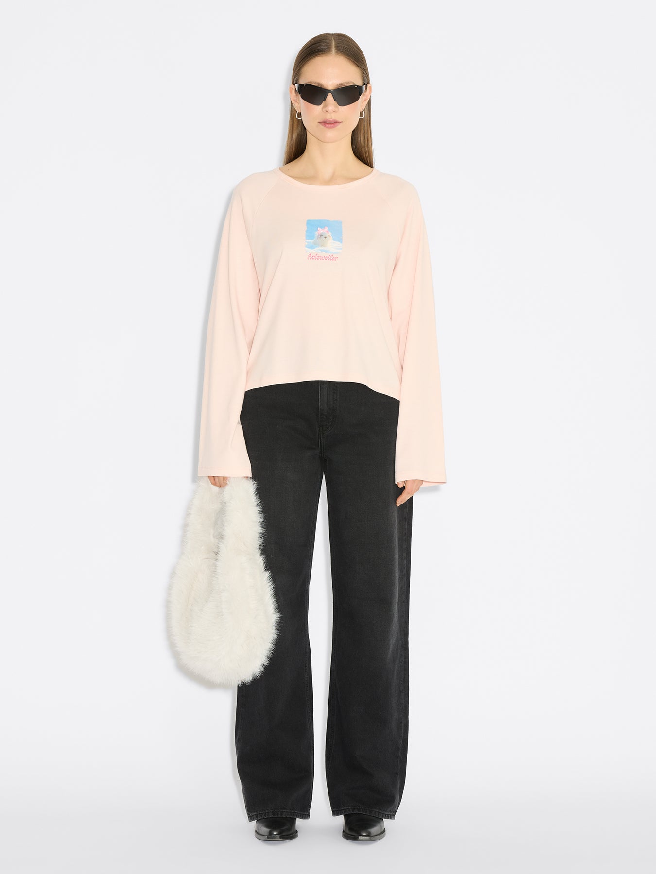 Holzweiler Kitty Long Sleeve - Ljusrosa